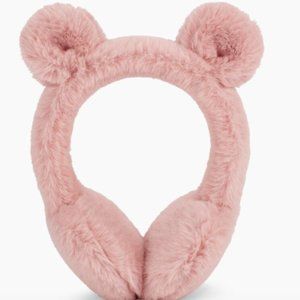 Toddler Girls FAUX FUR EARMUFF WITH EARS One Size